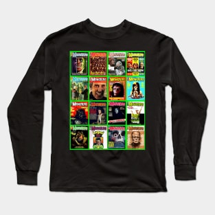 Famous Monsters Collage Series 5 Long Sleeve T-Shirt